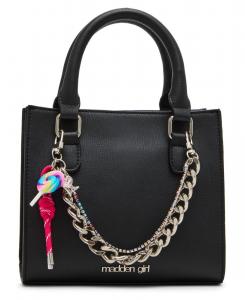 Мини-сумка-тоут Orion на молнии Madden Girl, Black