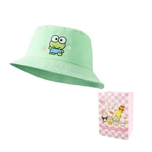 Sanrio Кепка-ведро унисекс из полиамида, Big-eyed Frog Fisherman Hat