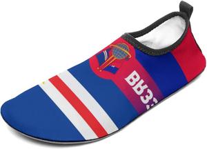 Пляжная обувь Calculay Guyana - Trinidad с флагом Кейптауна (5x3 фута), обувь для плавания и пляжа для мужчин и женщин, обувь для йоги в бассейне, кроссовки для серфинга, 9/10women,7/8men Style-19