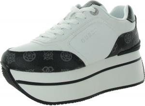 GUESS Женские кроссовки Camrio, White/Black Logo 142