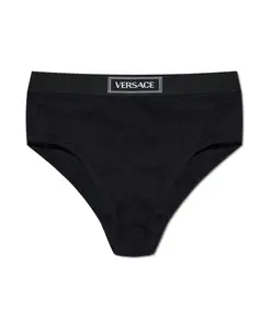 Хлопковые трусы Versace, черный