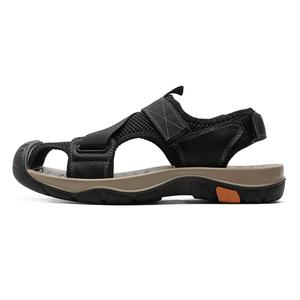 AIBAOLUO Пляжные шлепанцы мужские черные