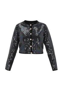 Вязаный кардиган faina Fashion Look, черный