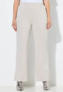 Спортивные штаны с эластичным поясом Ulla Popken, Grey Beige