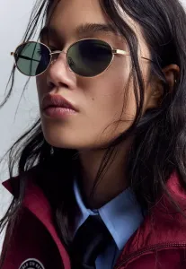 Солнцезащитные очки Bershka, Gold-Coloured