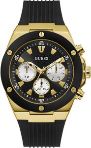 GUESS Многофункциональные часы 44 мм, Black/Gold Tone/Black