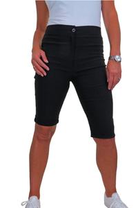 Шорты узкого кроя выше колена Paulo Due, черный