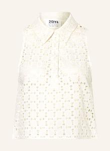 Блузка-Рубашка Шамуа из ажурного кружева Drykorn, экрю