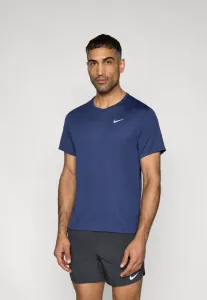 Спортивная футболка miler Nike Performance, Midnight Navy/Reflective Silver-Coloured