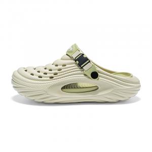 Закрытые сандалии Fashion, дышащие с вырезами, универсальные пляжные шлепанцы-клоги для мужчин OUBT, светло-зеленый