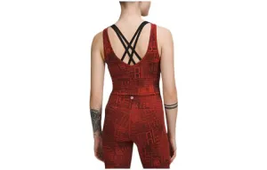 Женская безрукавка для спорта Lululemon, красный mixed color