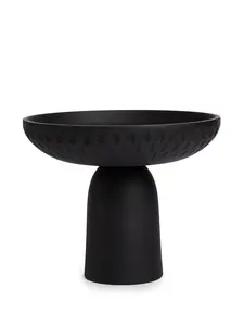 Деревянная чаша nera, 20х24 см, Zanat, черный