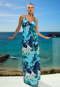 Длинное платье JURK CHIKITU CHIC by Lirette, синий