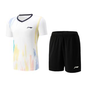 Спортивная одежда для бадминтона унисекс casual LINING, белый/черный