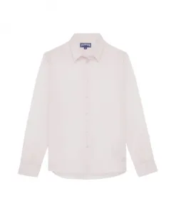 Рубашка из хлопкового вуаля Caracal Vilebrequin, розовый