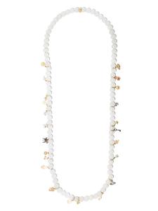 Carolina Bucci бусы Lucky Charms с золотом и жемчугом, черный