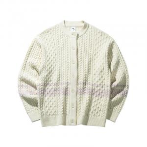 ANTA SUPERSTORE CHAOJIANTA Вязаный свитер Unisex Jelly Yellow/Smoky Pink