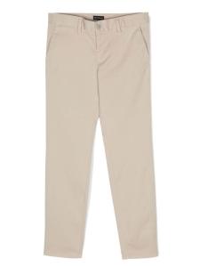 Emporio Armani узкие брюки чинос, нейтральный цвет
