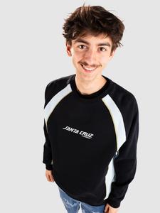 Свитер Santa Cruz Strip Front Racer Crew Sweater, fresh blue/black