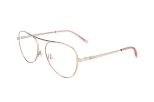 Очки женские золотисто-персиковые 55 мм Missoni