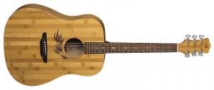 Акустическая гитара Luna Bamboo Dreadnought 2020 Natural Satin