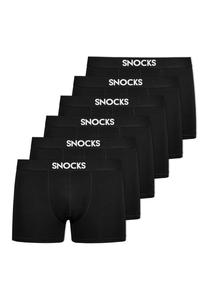Боксеры SNOCKS Boxershorts aus Bio-Baumwolle 6 Stück, черный