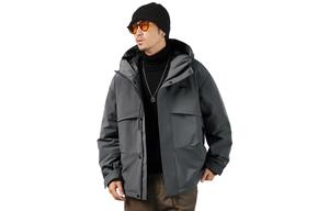 Пуховик Unisex с капюшоном Moderate Down Jeep, серый