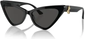 Розовые солнцезащитные очки Jimmy Choo 5008, 500087 - Black - Dark Grey