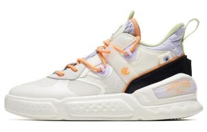 QIAODAN LOHAS LOHAS Противоскользящие и износостойкие дышащие спортивные повседневные туфли средней высоты для женщин, белые и черные