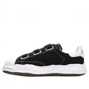 Maison Mihara Yasuhiro Blakey OG Холщовая подошва на низкой липучке 'Черный'