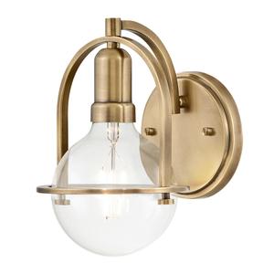 Настенная лампа Elstead Lighting, 23,3x15,8x18,9 см, цвет латуни