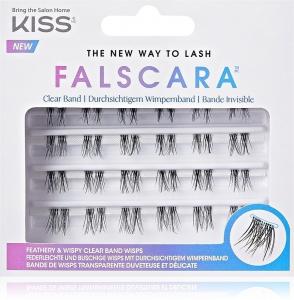 Falscara - новый способ наращивания ресниц без клея Kiss, 24 шт