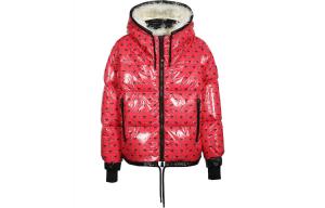 Moncler Grenoble Графическая худи пуховик, Red