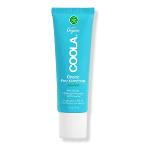 Классический органический солнцезащитный лосьон для лица SPF 30 - Огурец COOLA