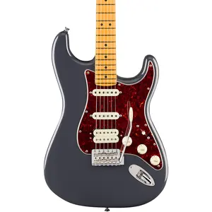 Электрогитара Fender American Professional Classic Stratocaster HSS с кленовой накладкой на грифе, Faded Black