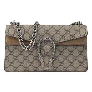 Сумка gg dionysus small-sized single-shoulder bag grey/brown Gucci, коричневый