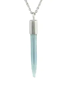 Кулон-талисман с аквамарином Parts Of Four, серебристый