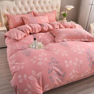 LUOLAI HOME Комплект постельного белья, 4 предмета, простыня, пододеяльник 180x220 см