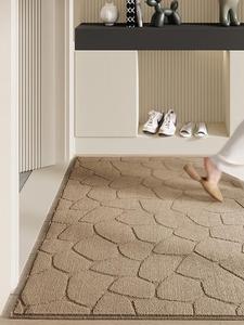 Dajiang Ковер 92х152 см для прихожей и улицы, удаляет пыль и песок, износостойкий, противоскользящий, цвет Ailuya Deep Rice