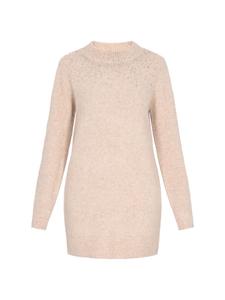 DreiMaster Женский свитер бежевого меланжевого цвета