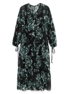 Платье макси Scotch & Soda Fil Coupe, черный