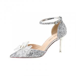Zomila Серебряные туфли на шпильке для женщин, цвет Silver