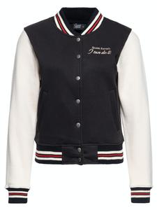 Queen Kerosin Куртка межсезонная 'I Can Do It' в цвете Blackberry