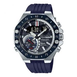 Часы CASIO EDIFICE Limited Edition Solar Powered Sapphire Crystal Mens Blue Analog/Digital Combo, синий