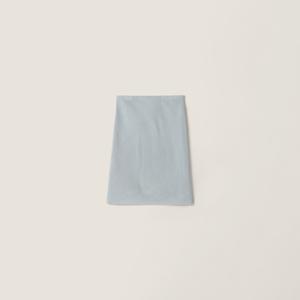 Шелковые юбки миди MIU MIU, голубой