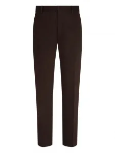Прямые брюки Zegna, коричневый