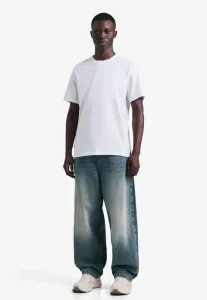 Джинсы свободного кроя для скейтеров Bershka, Blue Denim