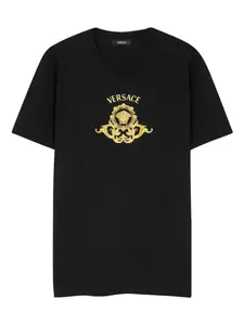 Футболка с принтом Medusa Versace, черный