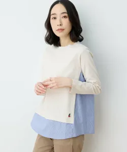 Полосатый пуловер London March Docking [Смесь органического хлопка]