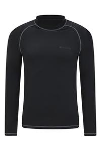 Мужская солнцезащитная футболка с длинными рукавами Mountain Warehouse, черный